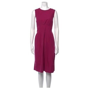 ‘S MaxMara Crew Neck Midi Length Dress